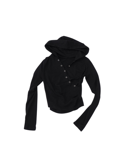 cross button hood