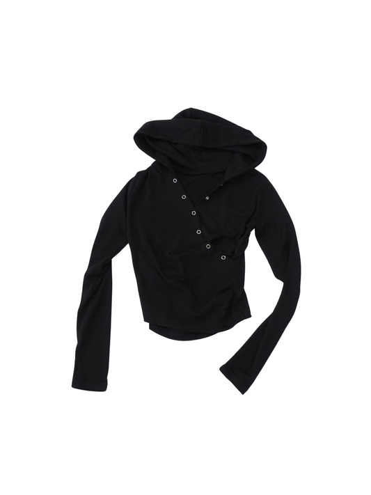 cross button hood