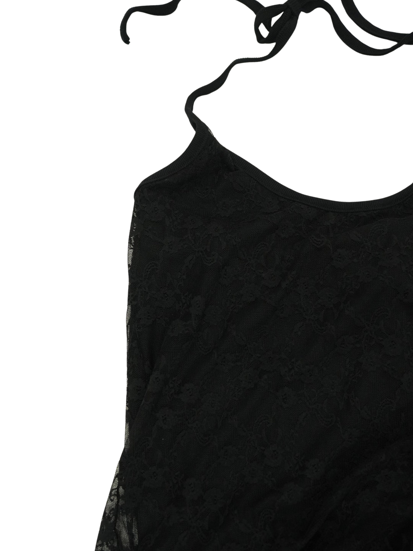flower lace halterneck