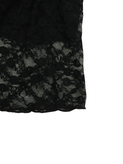 flower lace halterneck