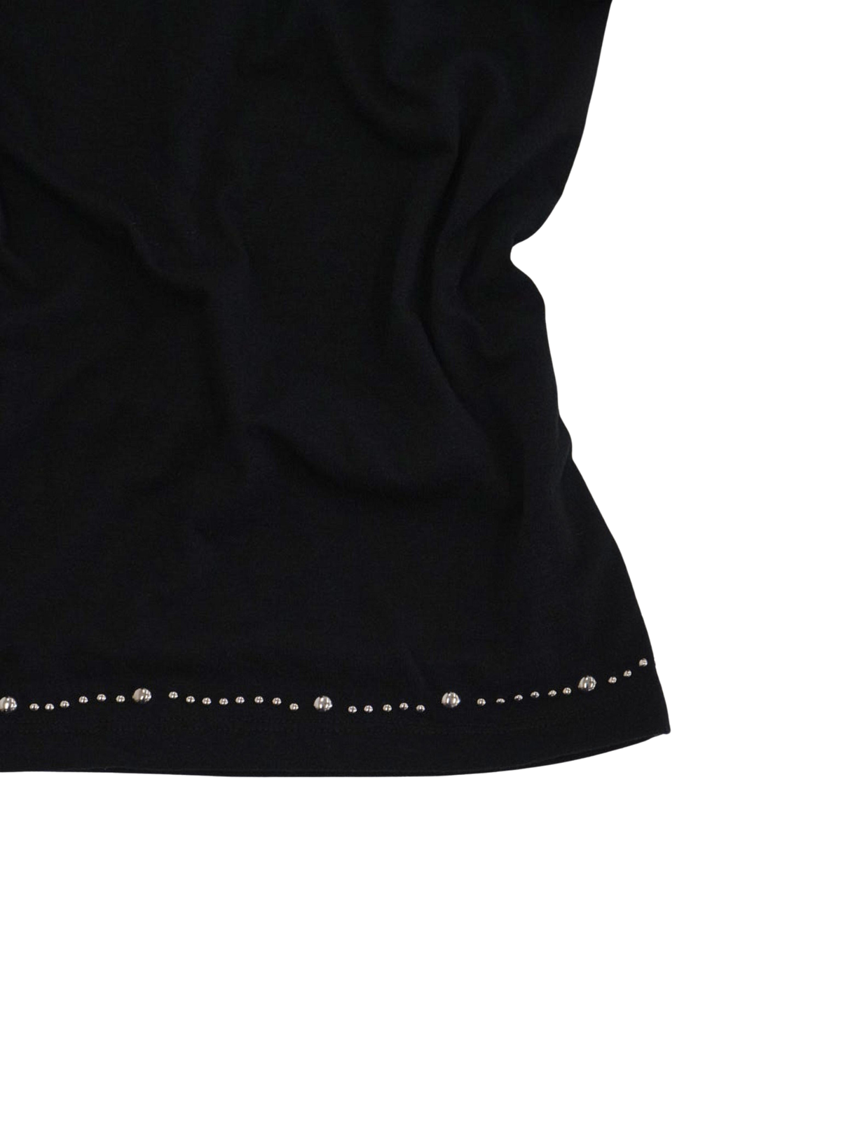 studded hem tops