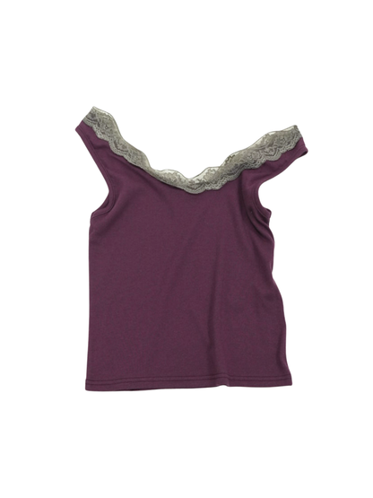 lace tank off shoulder