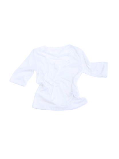 lace trim rib tops