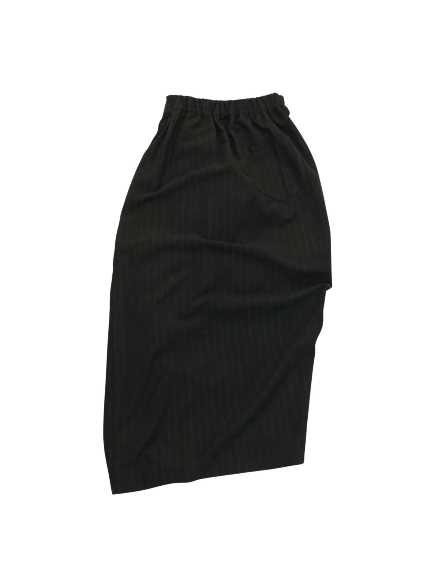 stripe gather skirt