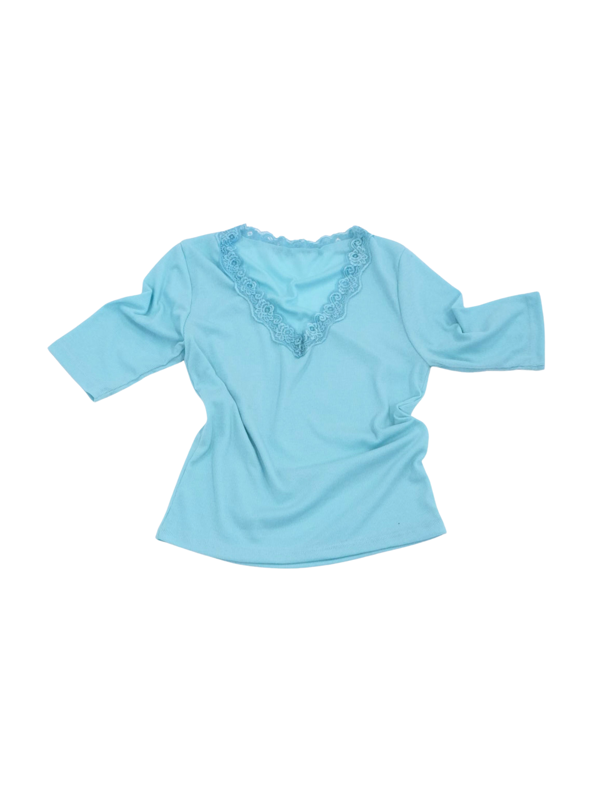 lace trim rib tops