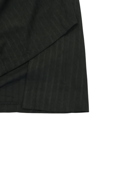 stripe gather skirt