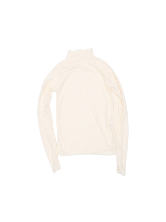 lace turtleneck top