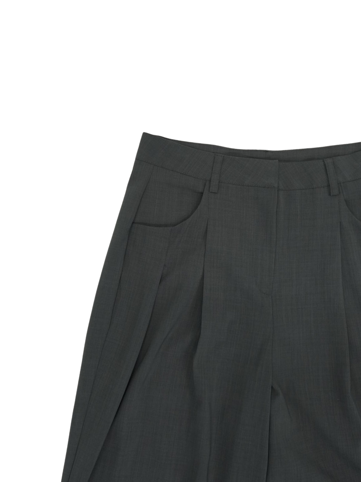 double tuck slacks