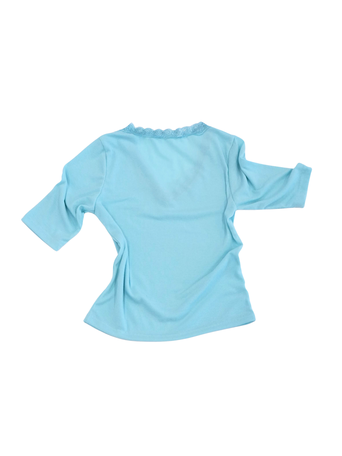 lace trim rib tops