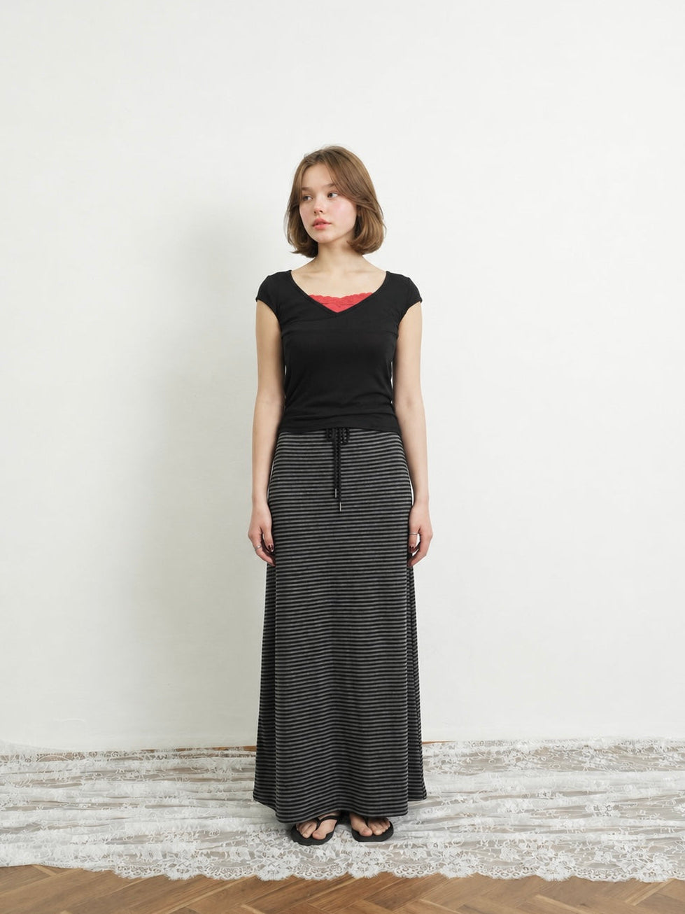 long border skirt