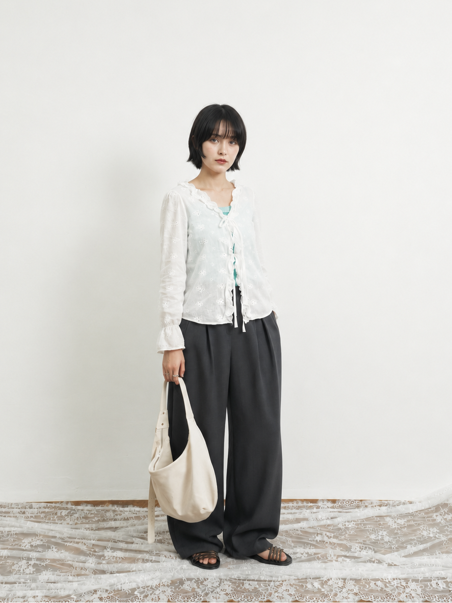 flower frill tops