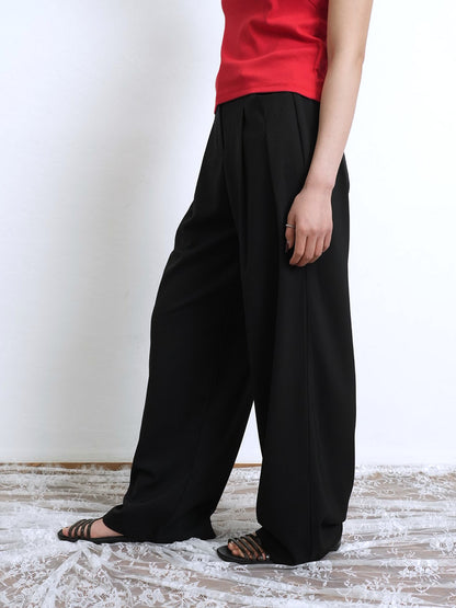 double tuck slacks