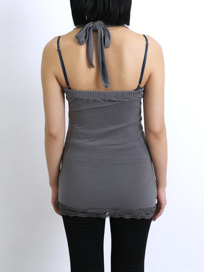 lace halterneck