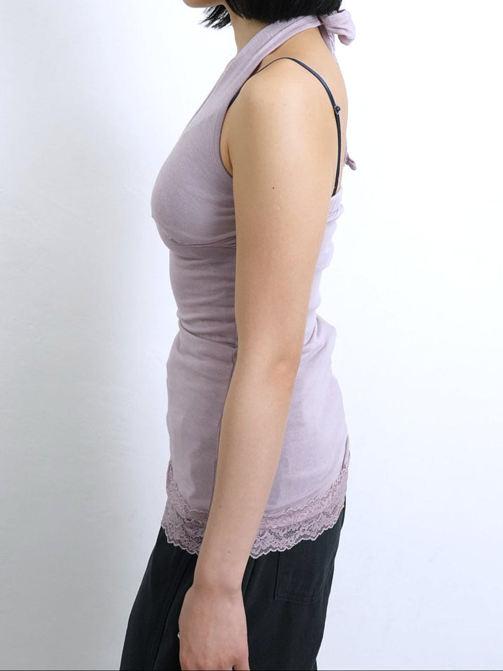 lace halterneck