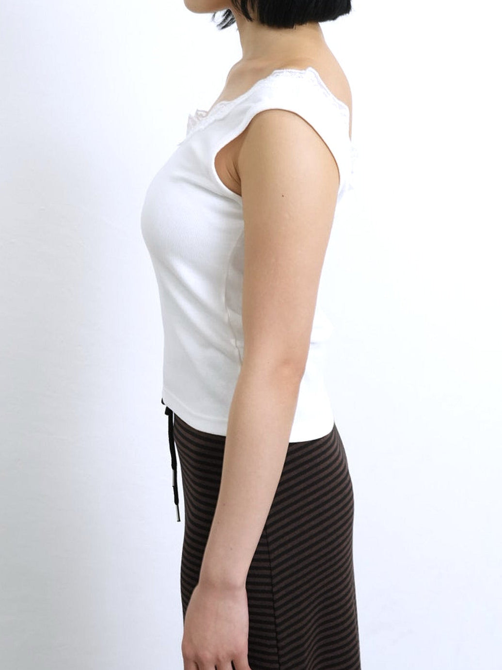 lace tank off shoulder