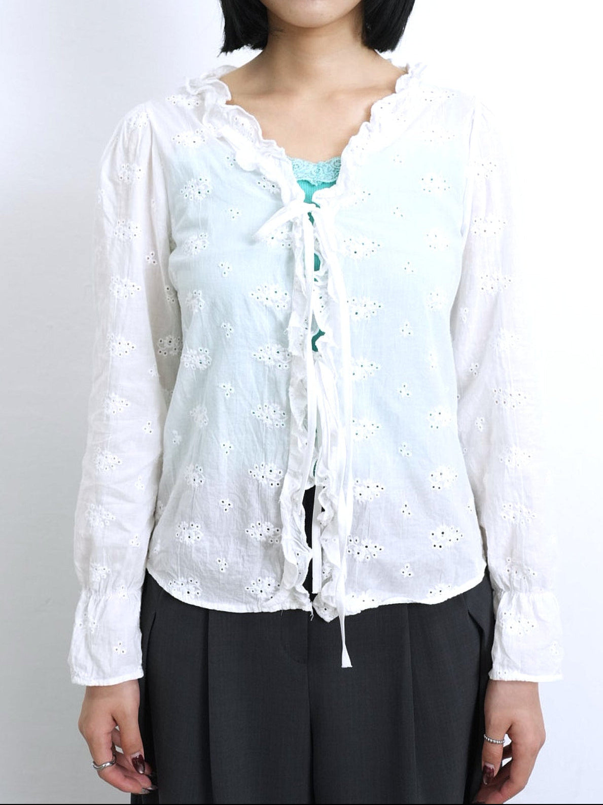 flower frill tops