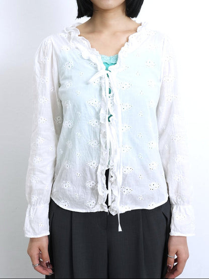 flower frill tops