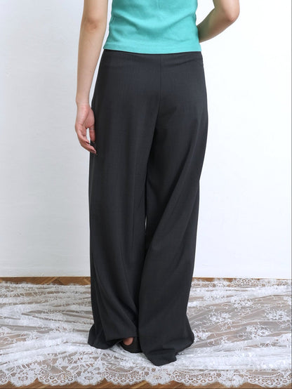 double tuck slacks