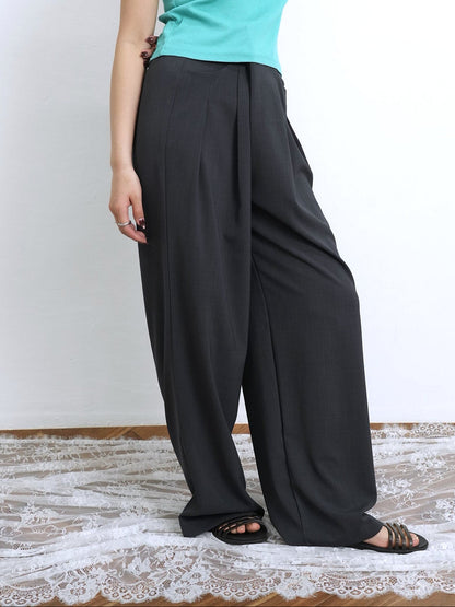 double tuck slacks